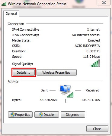 Cara Mengecek IP Address Komputer