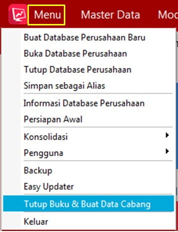 Fitur Easy Accounting "New Branch"