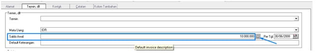 Cara input saldo awal di accurate