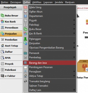 cara import barang jasa ke Accurate