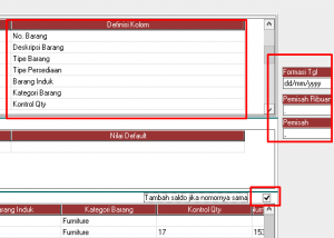 cara import barang jasa ke Accurate