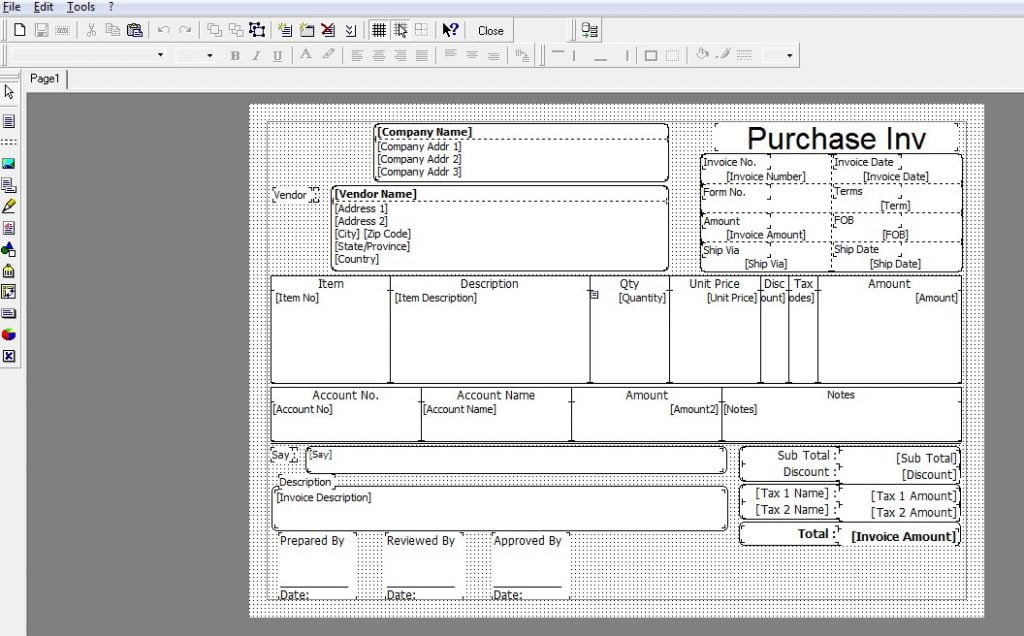 Cara Menampilkan Nomor RI Di Template Purchase Invoice