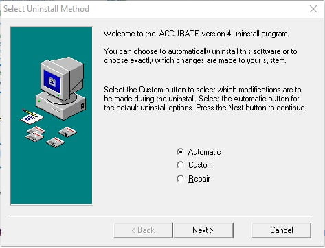 Langkah2 cara install dan uninstall accurate versi 4