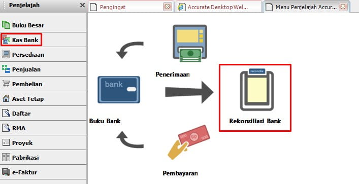 Cara Membuat Rekonsiliasi Di Accurate