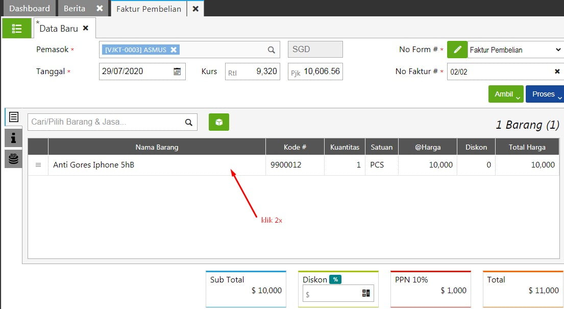 Cara Menghapus dan mengedit Purchase Invoice Di Accurate Online