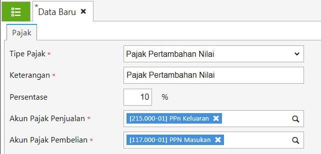 Cara Menambahkan Kode Pajak Di Accurate Online