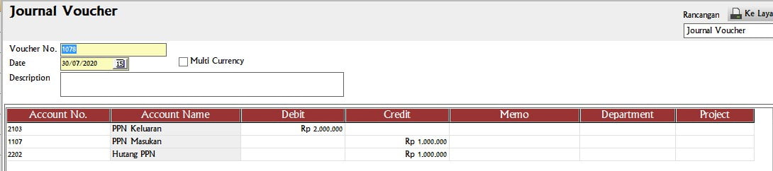 Cara Membayar PPN Di Accurate 5