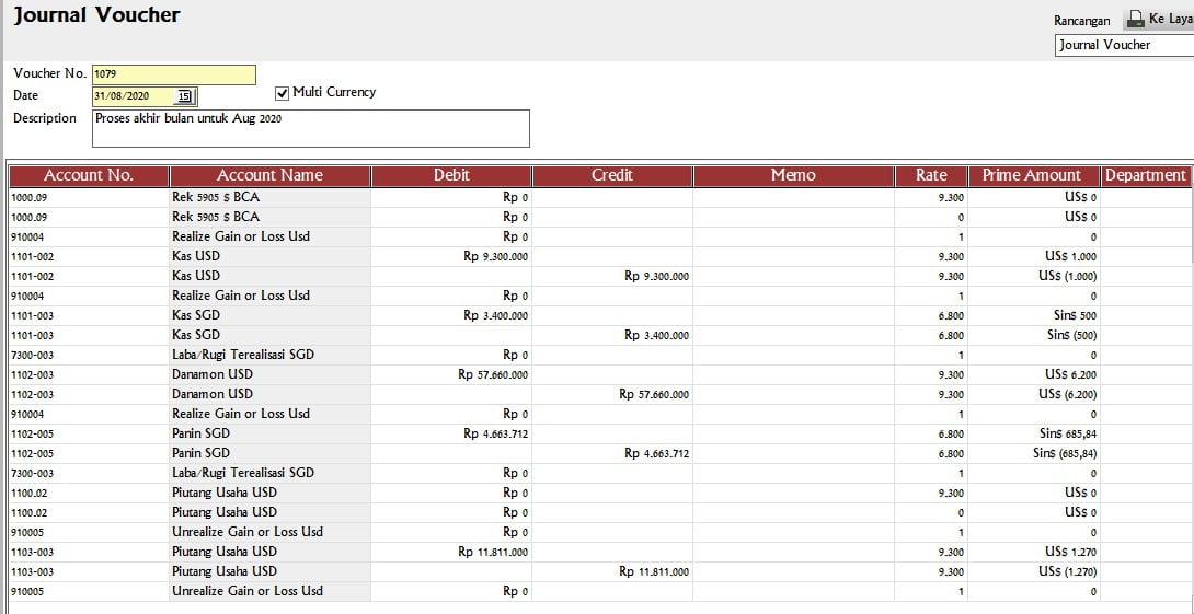 Fitur Selisih Kurs Di Accurate