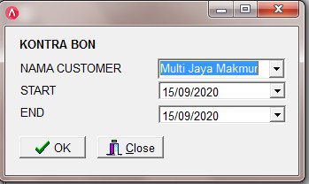 Cara Menampilkan Form Kontra Bon Di Accurate