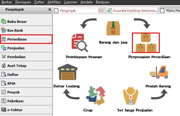 cara Melakukan Penyesuaian Nilai Persediaan Di Accurate