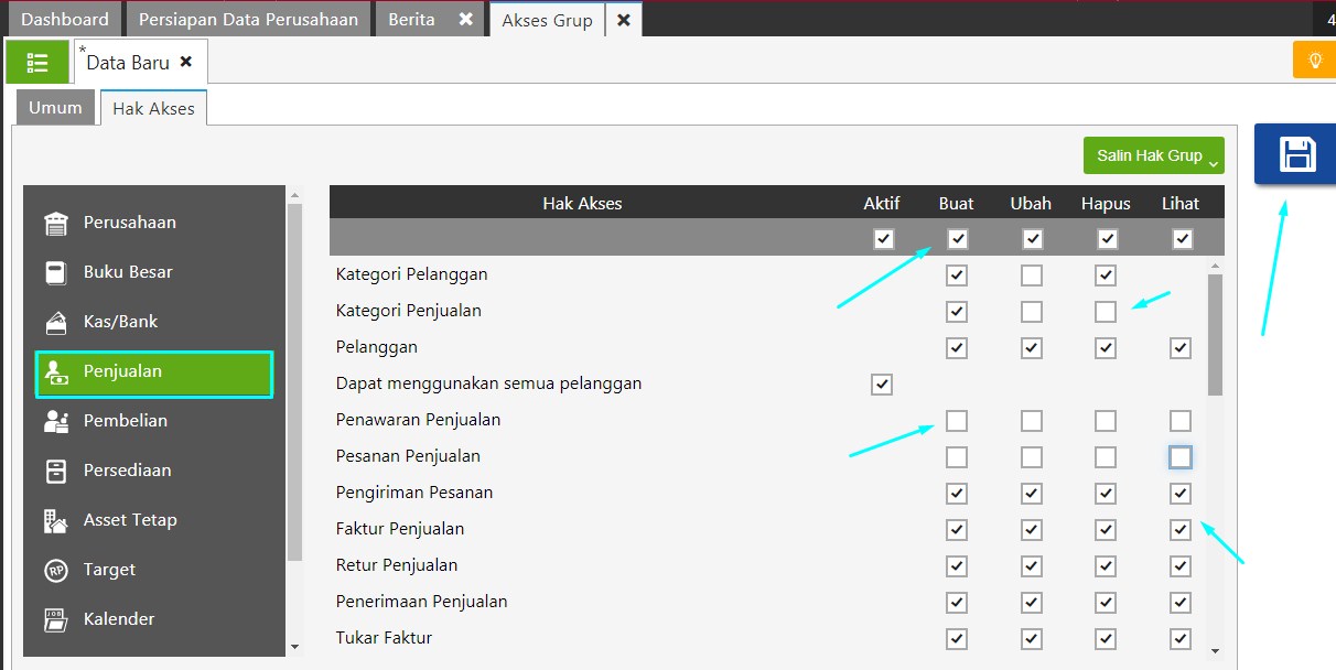 Cara Mengatur Hak Akses Pengguna Di Accurate Online