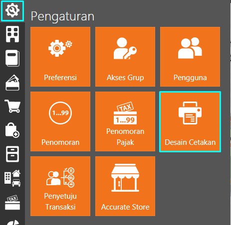 Cara Menampilkan Desain Template di Accurate Online