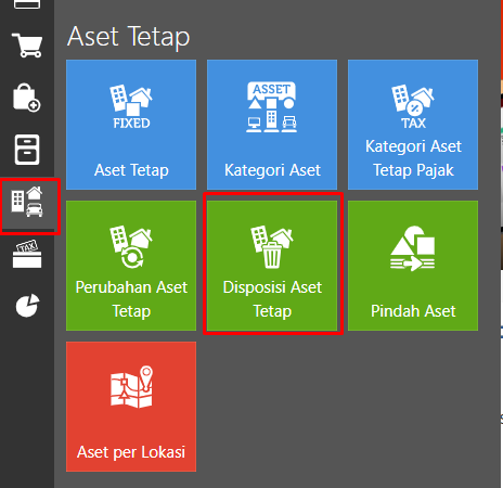 disposisi aset accurate online 