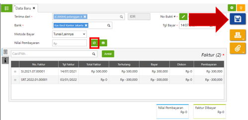 penerimaan penjualan module